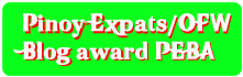 Pinoy Expats/OFW
Blog award PEBA