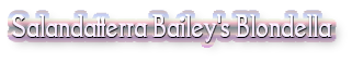 Salandatterra Bailey's Blondella