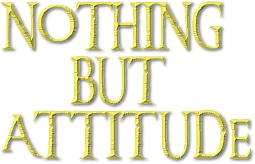 NOTHING 
       BUT
ATTITUDE