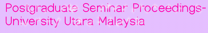 Postgraduate Seminar Proceedings- University Utara Malaysia
